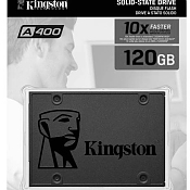   Kingston SSDNow A400, 120GB 2.5", SATA III, TLC [R/W - 500/320 MB/s]