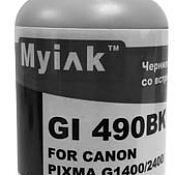  CANON GI-490BK PIXMA G1400/2400/3400 (100,black,Pigment) MyInk